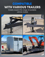 12000 lbs Trailer Jack Heavy Duty, 26" Vertical Travel, Weld on