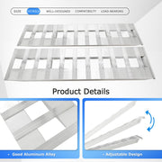 60" x 15" Aluminum Trailer Ramps 6800 LBS Motorcycle ATV Loading