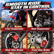 Dirt Bike for Teens 50cc Gas Powered 2 Stroke Off Road Youth Gas Bike Boys
