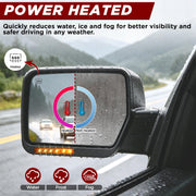 Towing Mirrors Compatible with F150 2007-2014, Pair Set Black