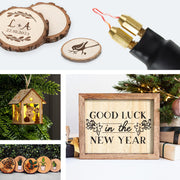 60W Wood Burning Kit, Pyrography Tool with 20 Wire Tips Professional Wood Burner Pen with Ball Tips, Fast Heating Tool for DIY Wood Crafts, Handmade Gifts, Artists and Beginners