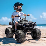 Shark Kids ATV 4 Wheeler, 24V Electric ATV Ride On Toy for Big Kids