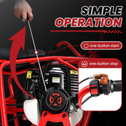 BRM40 Mini Gas Pit Bike for Teens 40cc 4-Stroke Dirt Bike for 18 MPH