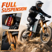 62MPH X22 GTS Electric Dirt Bike 12000W Peak Motor Electric Bike