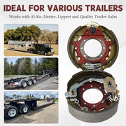 12-1/4" x 3-3/8" Electric Trailer Brake Assembly K23-450-00 K23-451-00