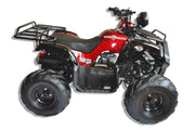 Upgraded 125cc ATV for Youth with Automatic Transmission and Reverse - Sporty Red