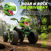 24V 2 Seater Kids ATV, Dinosaur Toys w/Parents Control, XL 4 Wheeler