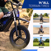 HP01E 36V 750W Peak Electric Dirt Bike Motorcycle for Kids Aged 4-8