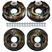 4Pcs 10" x 2-1/4" Electric Trailer Brake Assemblies for 3,500lbs, Left and Right