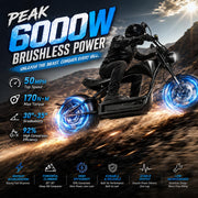 4000W 50MPH M1P Pro Electric Motorcycle