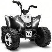 Kids Electric ATV 4 Wheeler, 24V Ride On Toy for Big Kids, White