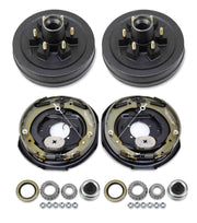 Trailer 6x5.5" Hub Drum Kit + 12"x2" Self-Adjusting Electric Brakes