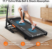 Incline Treadmill, Treadmills for Running and Walking, 300 lbs Weight Capacity Folding Treadmill with 0-15% Auto Incline, Wide Belt, 3.5 HP, App, Heart Rate
