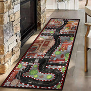 Airport Runway Runner Rugs Airplane Road Carpet 3.3x10ft