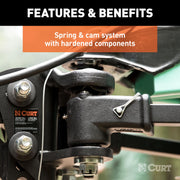 17501 TruTrack 4P Weight Distribution Hitch, Sway Control, 15,000 lb