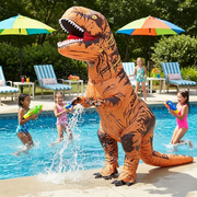 Magicfly Inflatable Dinosaur Costume, Fancy Dinosaur Suit Blow up Full Body Dino Costume for Halloween Cosplay Party