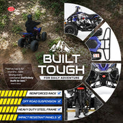 125cc ATV - Gas Quad, Automatic-Reverse, Blue, ATV-3125CX-2