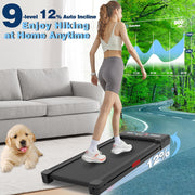 Walking Pad Treadmill 12% Auto Incline, Under Desk Treadmill