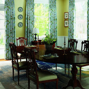 Rural Pastoral Print Extra Wide Window Curtain 100" W x 96" L, Pinch Pleated Blackout Lining Darpes Panel Bedroom Living Room Hotel Restaurant (1 Panel), Teal