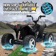 Kids Electric ATV 4 Wheeler, 24V Ride On Toy for Big Kids, White