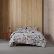 King Duvet Cover Set with Shams, Cotton, Button Closure