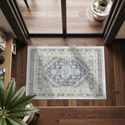 Washable Rugs 8x10 Area Rugs for Living Room, Orange