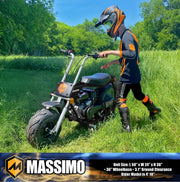 MB100 Mini Bike Motorcycle Dirt Bike - 79cc Four-Stroke, Air-Cooled Engine