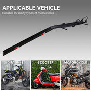600LBS Black Motorcycle Carrier Mount Dirt Bike Rack Hitch Hauler