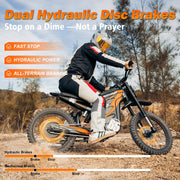 G300 Pro 6500W Peak Electric Dirt Bike 50 MPH Off-Road Motorcycle