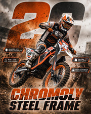 48V Electric Dirt Bike for Teens & Adults, 40MPH, 3000W Peak Motor
