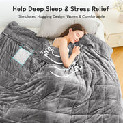 Weighted Blanket 20lbs for Adults King Queen Size 90"x90" Soft