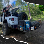 500 Lb Capacity Steel Trailer Hitch Cargo Carrier for 2" Receivers