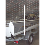 3005.2178 Post Trailer Guide-On - 65", Zinc-Plated Uprights with Zinc-Plated Hardware,White,Grey