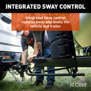 17601 TruTrack 2P Weight Distribution Hitch with Sway Control, 10K