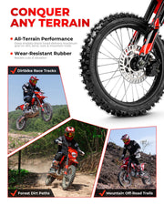FX140 Gas Dirt Bike for Teens Adults 140cc 4-Stroke 5-Speed Pit Bike