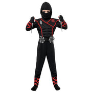 Joyfy Kids Ninja Costume for Boys Halloween Fancy Dress Costume for Kids Age 3 and up