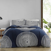 King Duvet Cover Set with Shams, Cotton, Button Closure