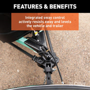17501 TruTrack 4P Weight Distribution Hitch, Sway Control, 15,000 lb