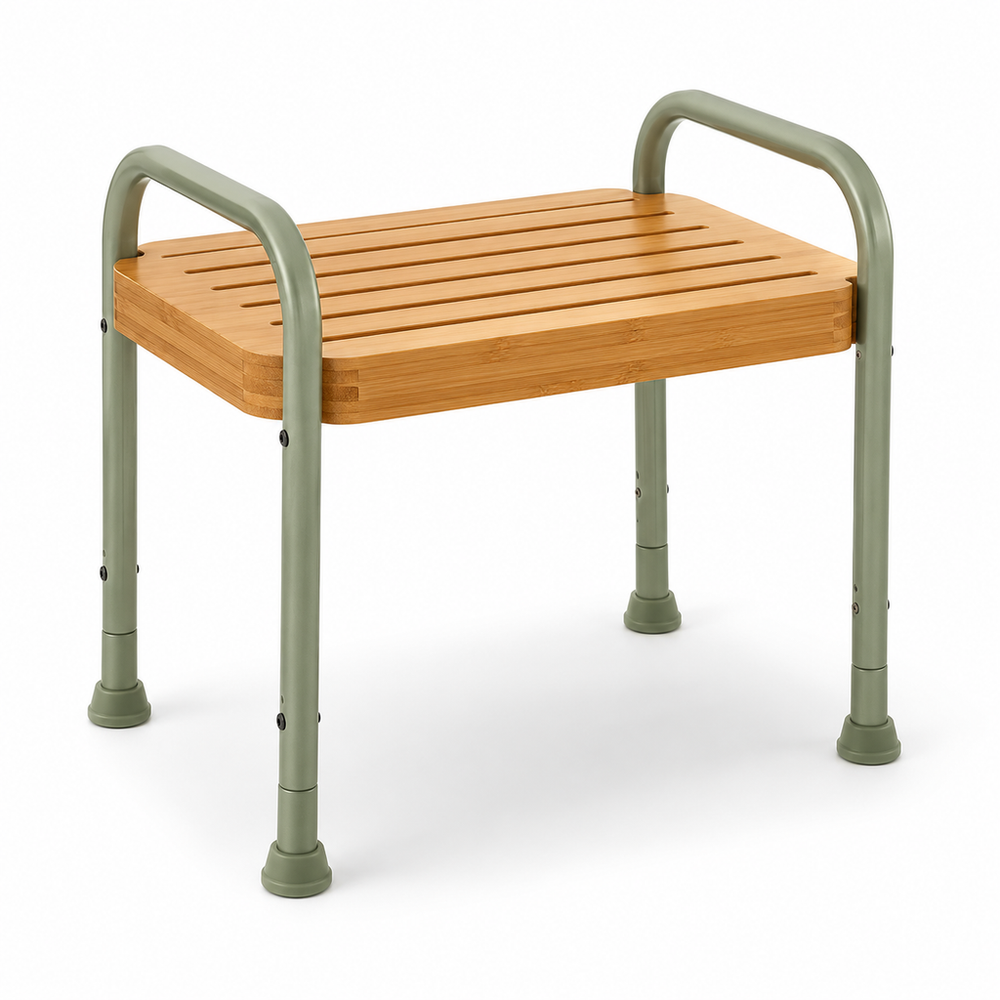 BambooRain Shower Stool