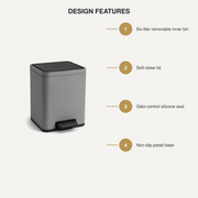 BoulderStep Bathroom Bin