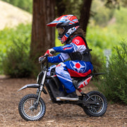 36V Kids Electric Dirt Bike 3 Speed Modes Ages 6-12