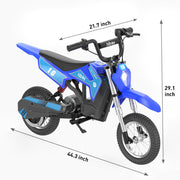 36V Kids Electric Dirt Bike 3 Speed Modes Ages 6-12