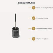 GraniteSeal Toilet Brush Set