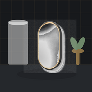 HaloLux LED Vanity Mirror