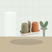 LeafAir Toothbrush Cup Set