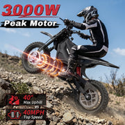 48V 2000W Peak Class Electric Dirt Bike Ages 13+