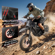 48V 2000W Peak Class Electric Dirt Bike Ages 13+