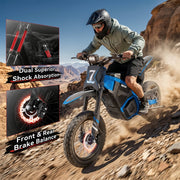 48V 2000W Peak Class Electric Dirt Bike Ages 13+