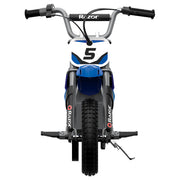 24V MX-Style Electric Dirt Bike 12 in Spoke Wheels Ages 8+