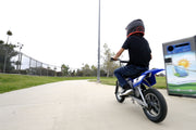24V MX-Style Electric Dirt Bike Dual-Crown Fork Ages 8+